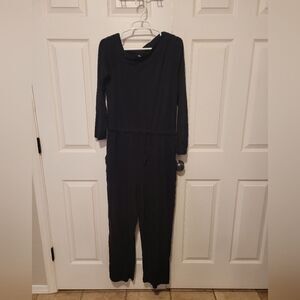 Culture Code‎ black 1X woman's jumpsuit